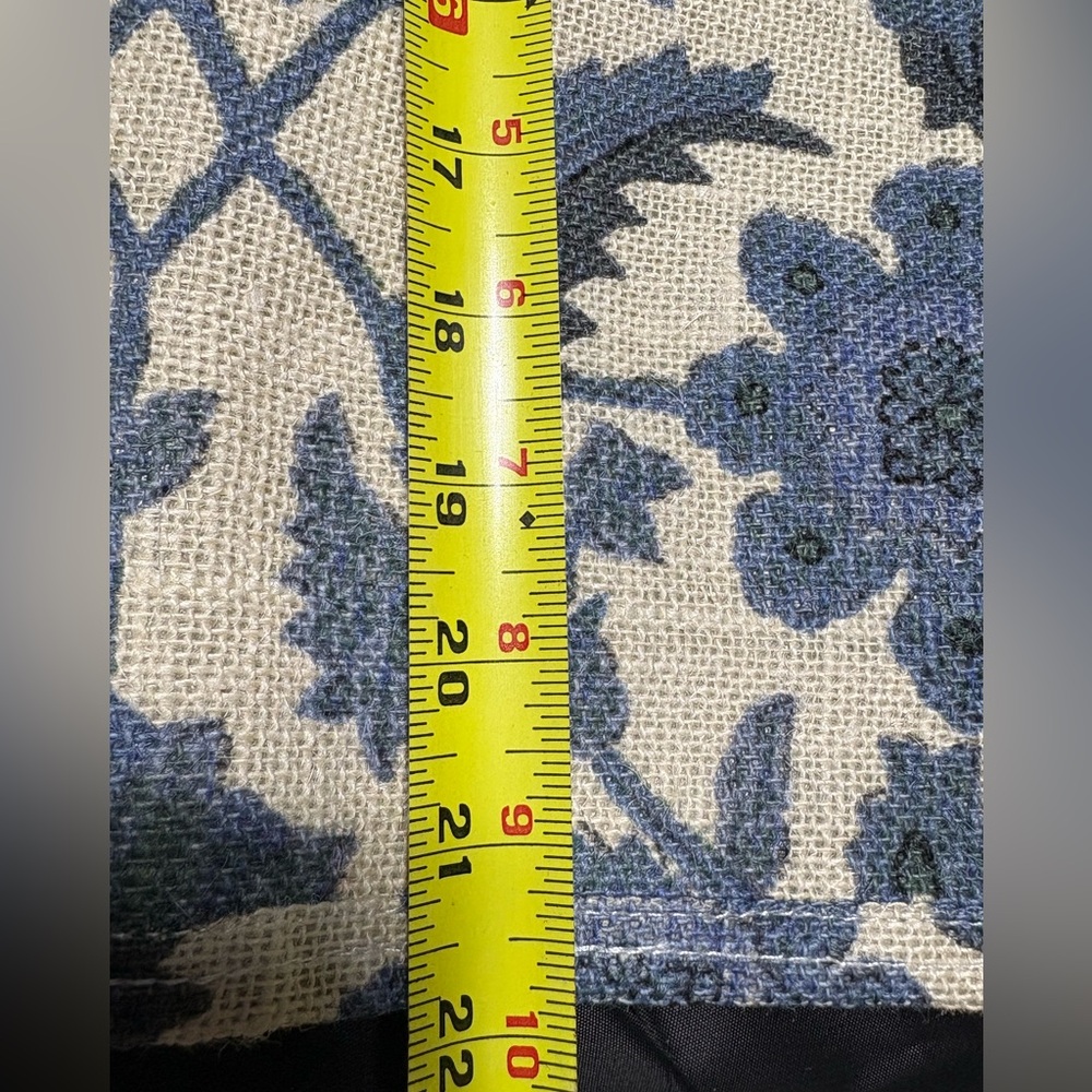 The Rug Company Blue Floral Tote Bag View 4